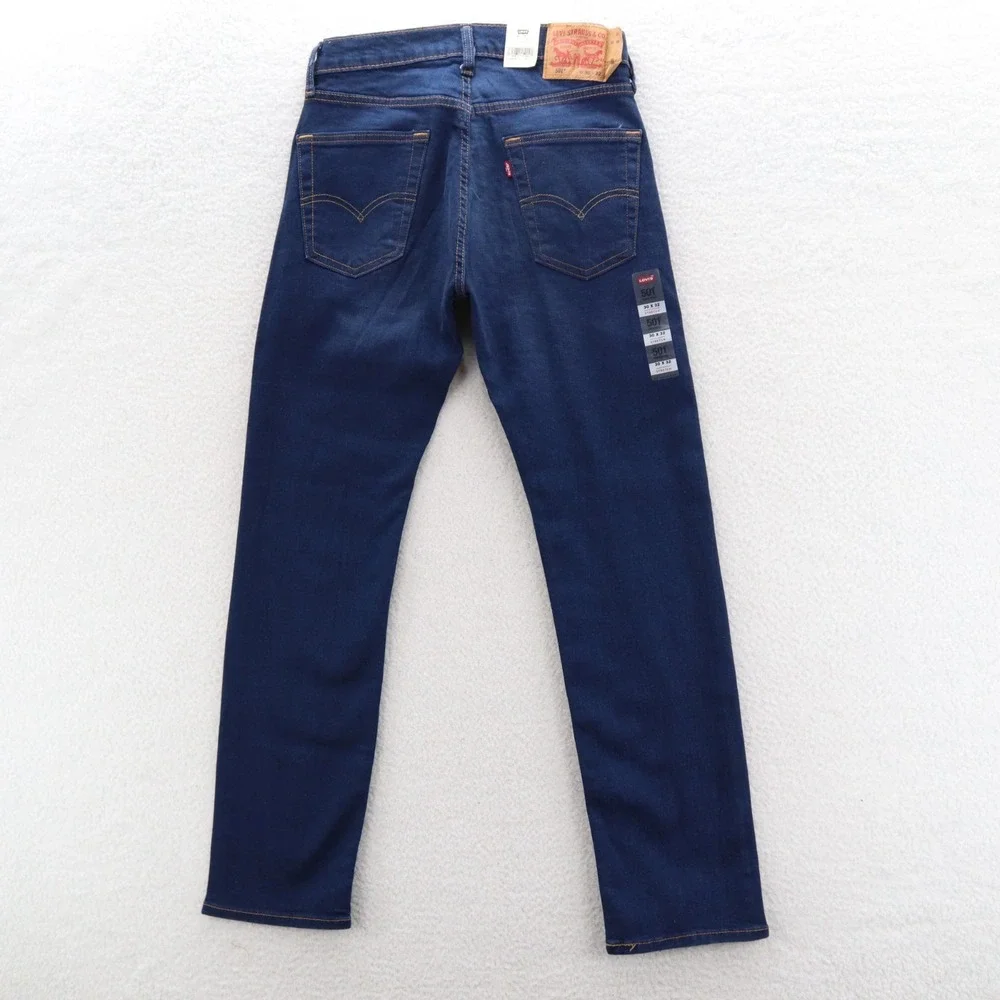 Levis 501 Jeans Mens 30x32 Blue Original Button Fly Stretch Denim Grunge 90s Y2K